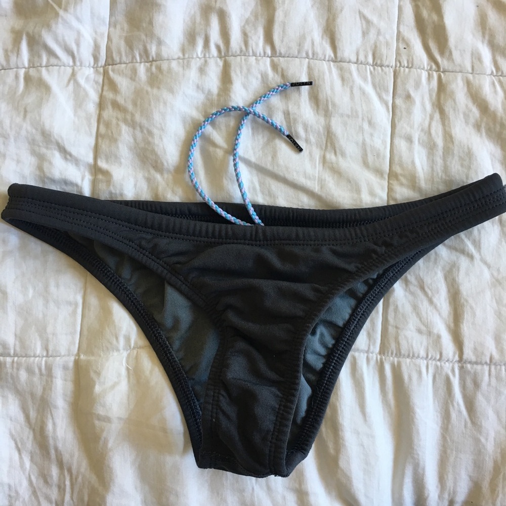 Jolyn gray bikini bottoms